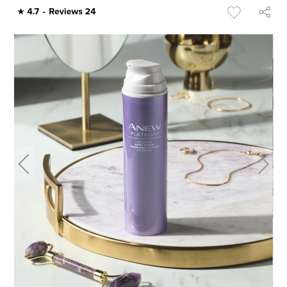 TWO❤️Anew Platinum Sculpting Body Serum Skincare Bottle